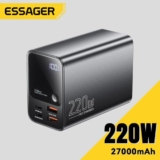 סוללה ניידת מהירה Essager 27000mAh 220W Power Bank
